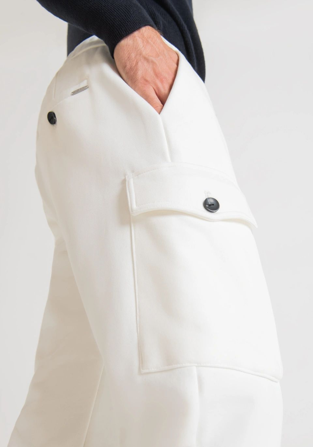 B51505S0 - Antony Morato PANTALONI IN FELPA REGULAR FIT IN MISTO COTONE CON TASCONI