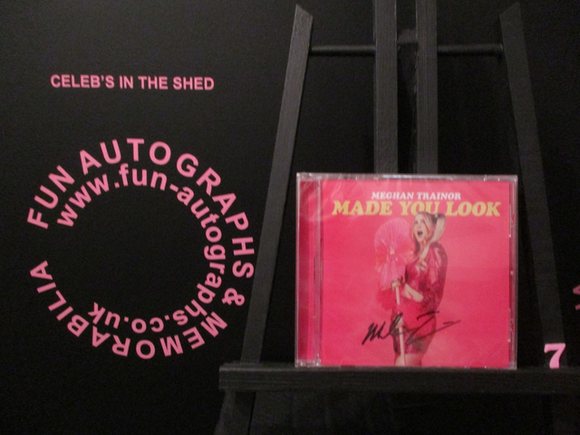 Meghan Trainor - 'Made You Look' Authentic Autographed Single Cover (7)