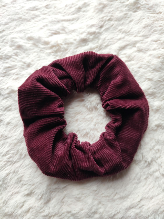 Chouchou Velours Bordeau