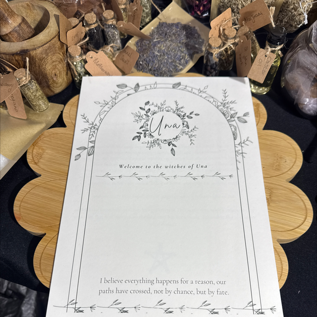 A copy of the Una witch kit information pack