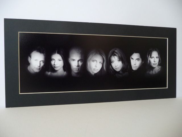 Buffy the Vampire Black &amp; White Print