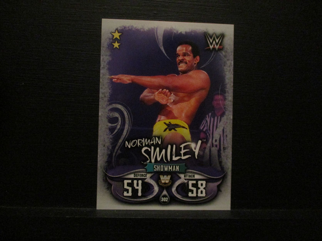 Norman Smiley - W Legends Slam Attax Live Original Trading Card #302