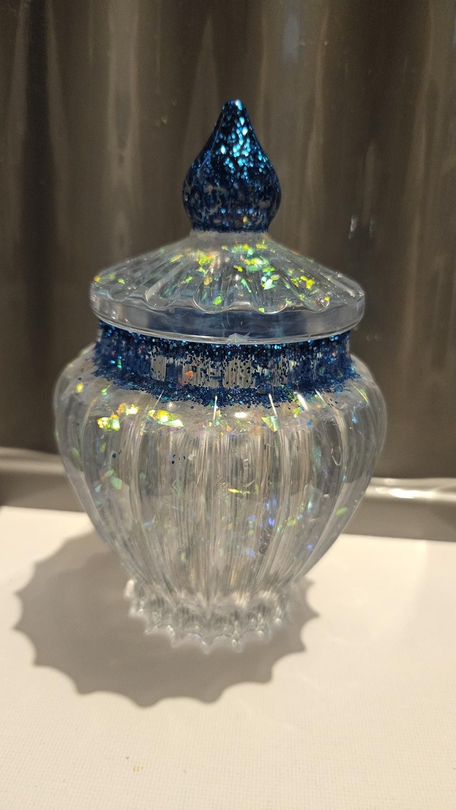 Handmade Resin Trinket Jar