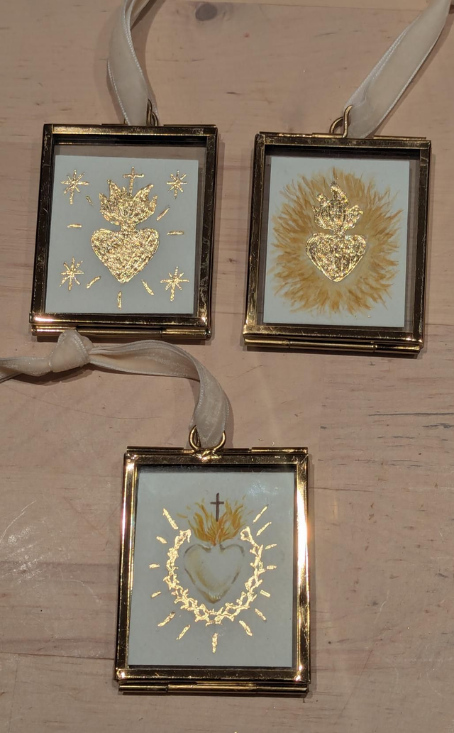 Mini ex-voto encadrés 