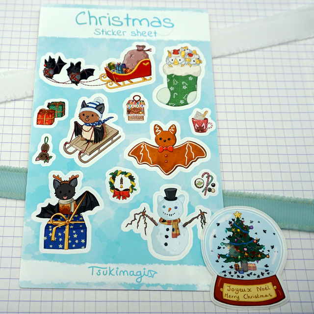 Planche de stickers - Noël