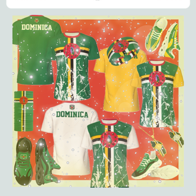  🇩🇲 DOMINICA SÁK-À-FÉTÈ YLLW T -SHIRT 