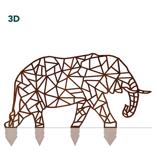 ÉLÉPHANT 3 D