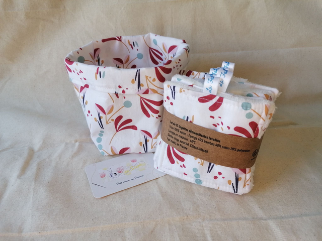 Lot de 12 lingettes démaquillantes