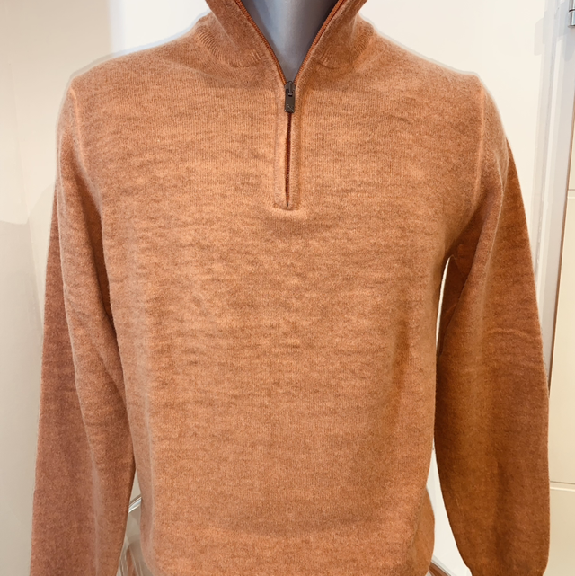 Pull col zippé laine Privati Firenze 