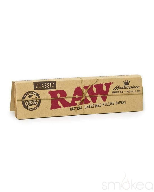 RAW Classic Masterpiece King Size Slim Papers W/ Pre-Rolled Tips