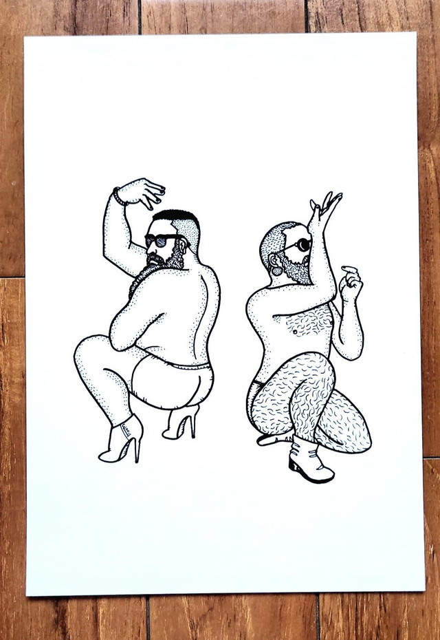 PRINT A4 - Vogue (black &amp; white)