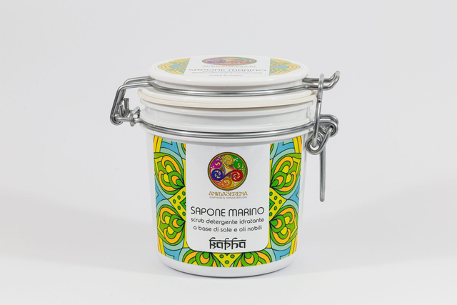 Sapone Marino Sandalo e Spezie – Scrub detergente e idratante by Anima Serena 350 ml