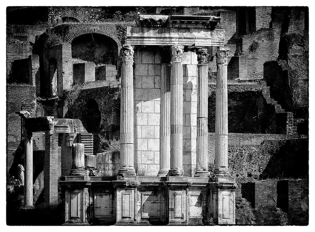Colonnes du temple de Vesta