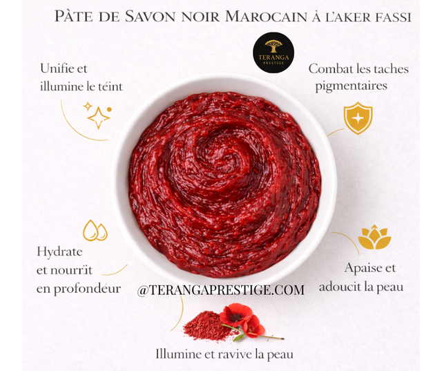 Pâte de Savon Noir Marocain à l’Aker Fassi