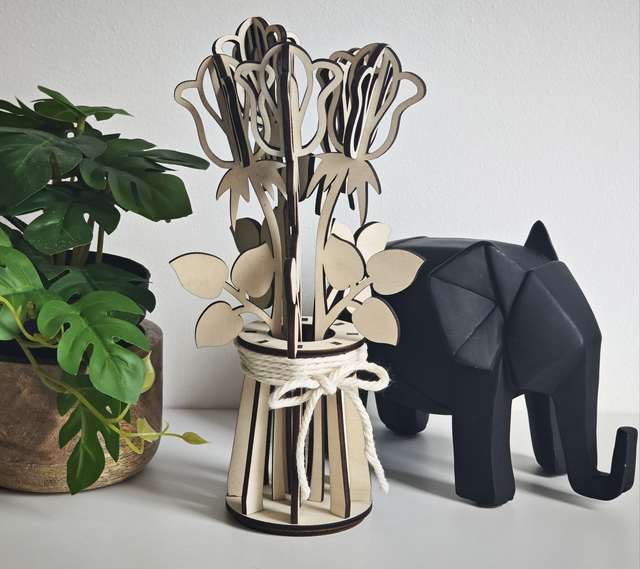 Bouquet dans son vase