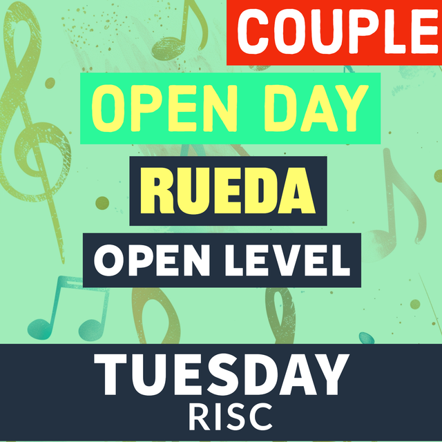 Salsa TUE Rueda (open Level) OPEN DAY - COUPLE