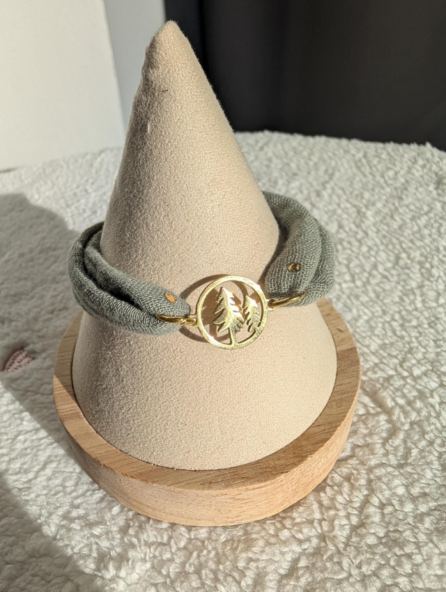 Bracelet forêt vert 