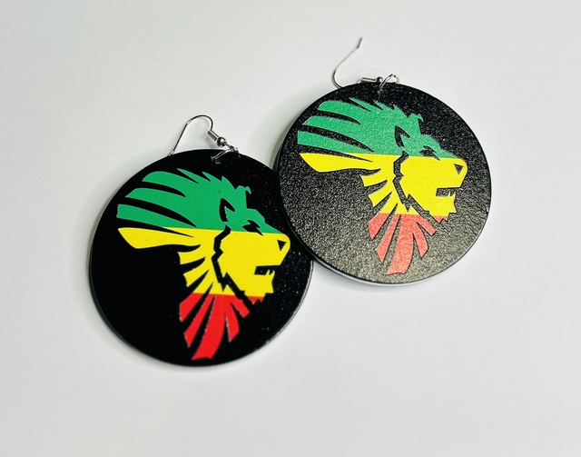 Oorbellen Africa Lion