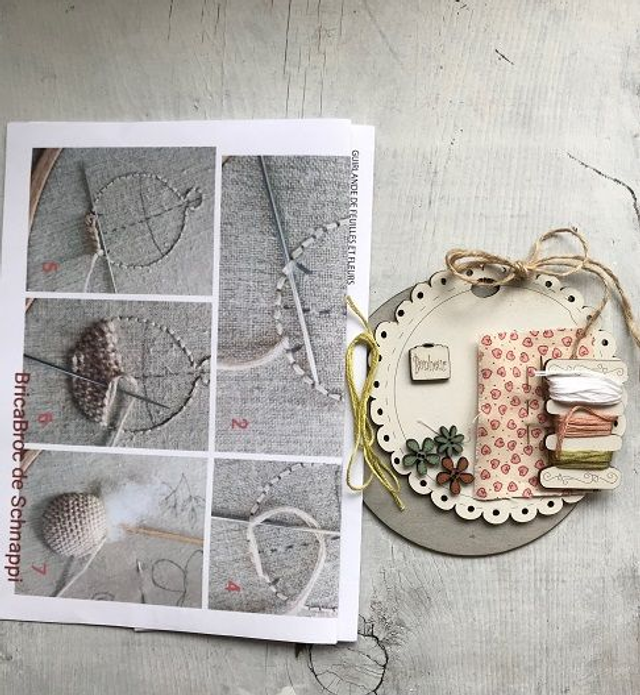 Kit de stumpwork Bricabroc de Schnappi "Lapinou"