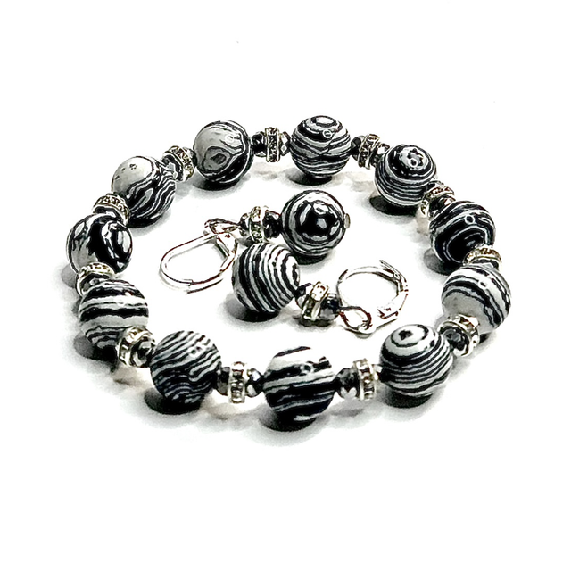 Parure 2 pièces Zébra 