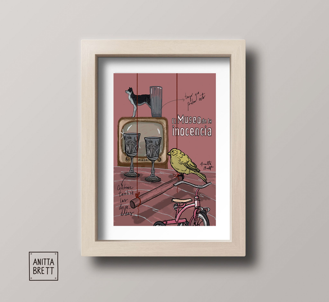 El museo de la inocencia - Pack 2 postales 