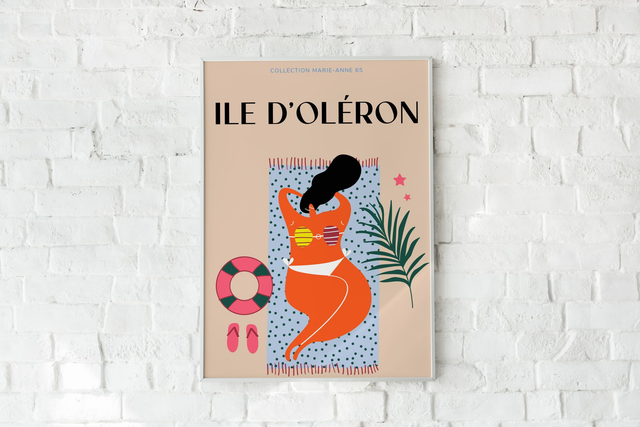 Affiche Ile d&#039;Oléron