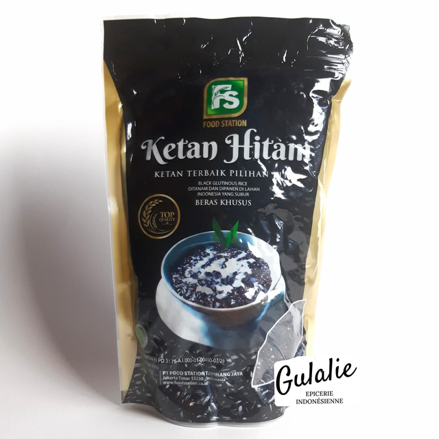 FOOD STATION Ketan Hitam 1 kg - Riz Gluant Noir