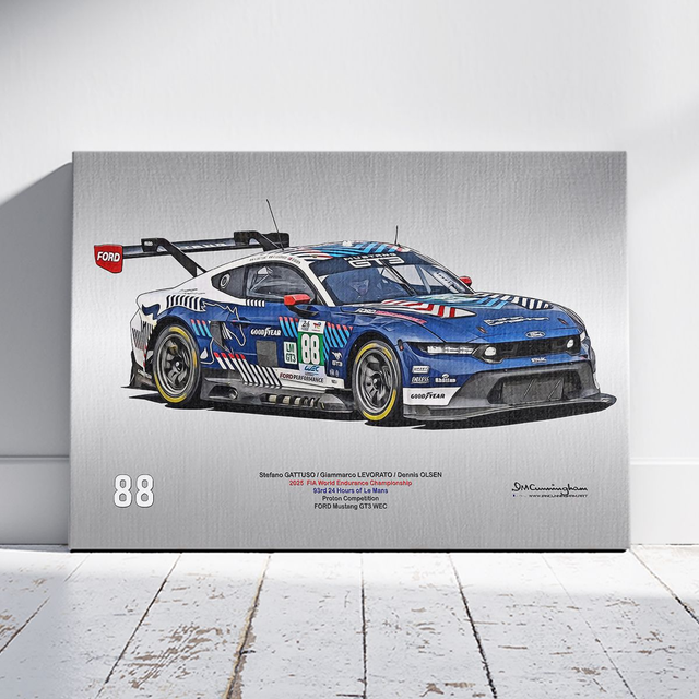 C250703 Ford Mustang GT3 Le Mans 2025 Proton Competition #88