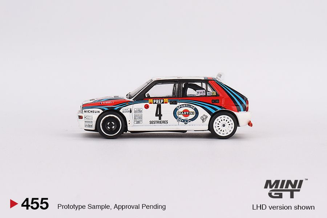 MGT00455 Mini GT 1/64 Lancia Delta HF Integrale Evoluzione 1992 Rally MonteCarlo Winner #4 (LHD)