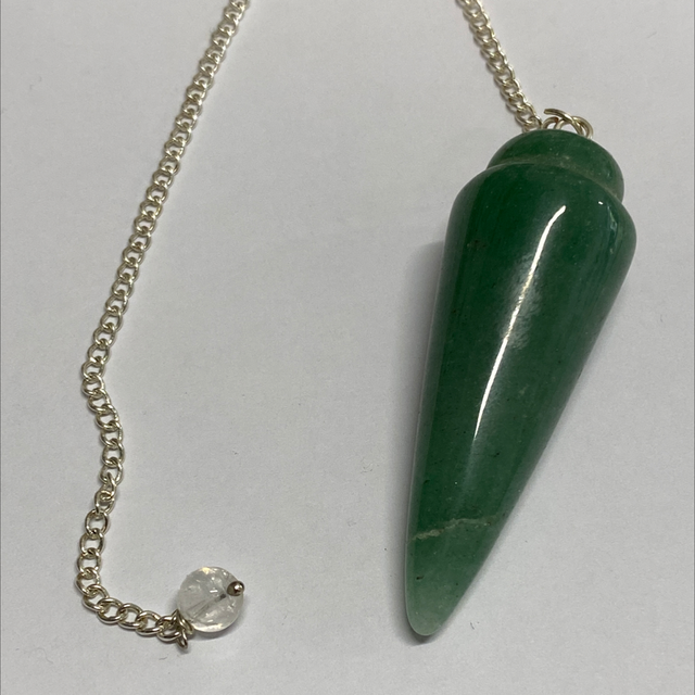 Péndulo cuarzo verde