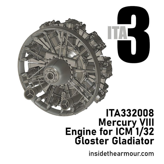 ITA3 - ITA332008 1/32 Bristol Mercury VIII for ICM Gloster Gladiator