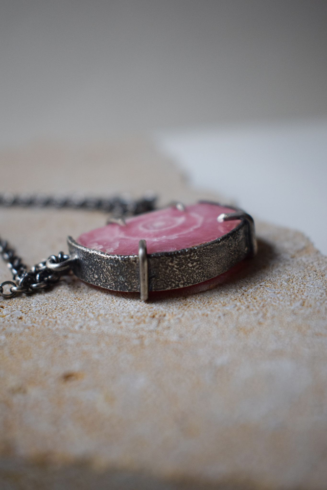 Pendentif Rodochrosite