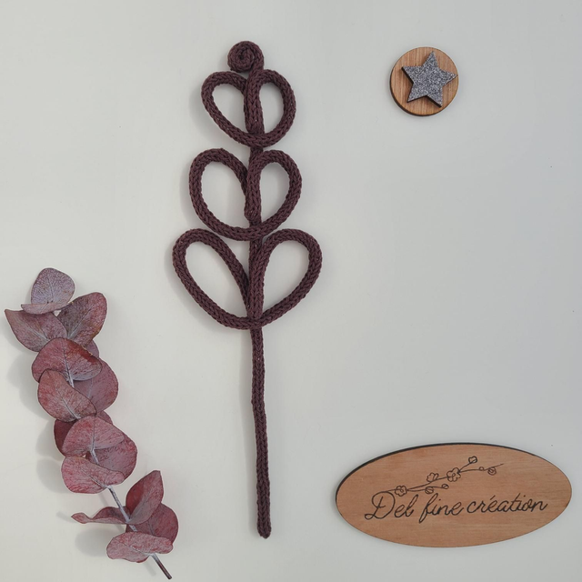 Feuille d&#039;olivier en tricotin