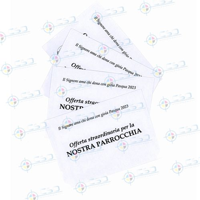 Buste mm. 114x162 pronte in 8 giorni: senza finestra, stampa quadricromia (prezzo con IVA)