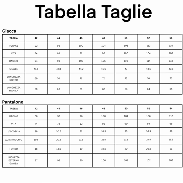 Abito doppio petto classico