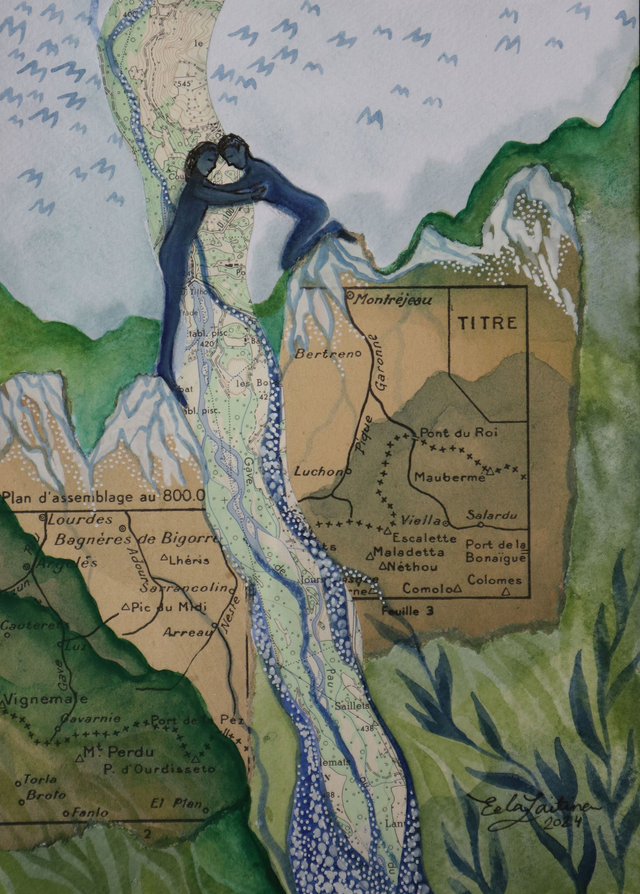 Le couple : plan d'assemblage / Œuvre originale