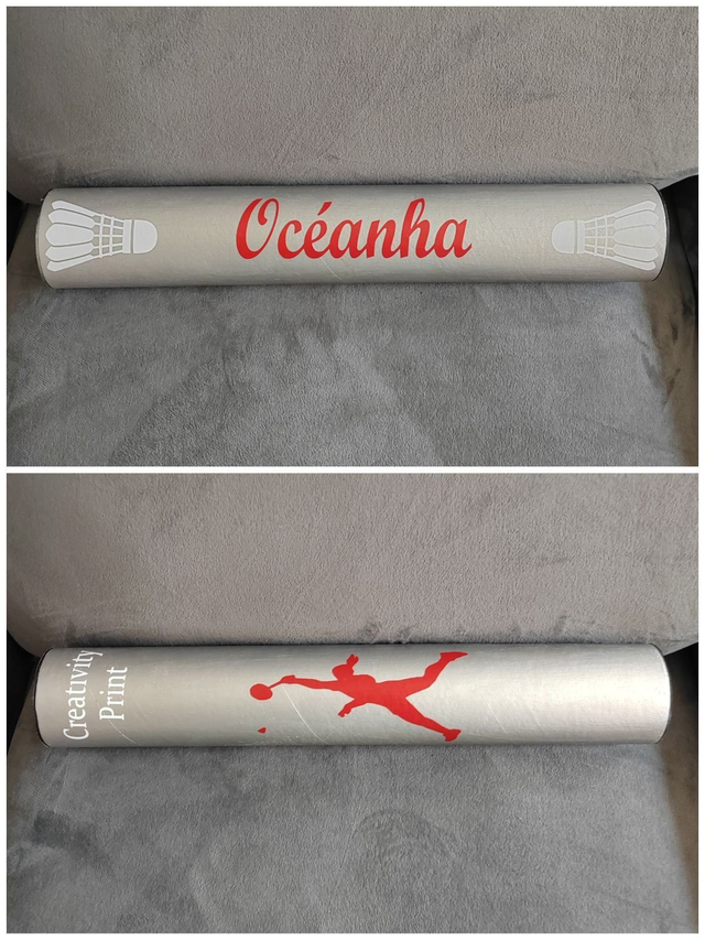 Boite de volant personnalisable de couleur avec motif de couleur