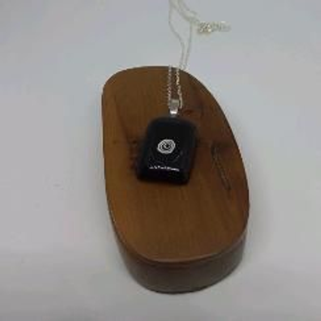 Monochrome milliefiori pendant 