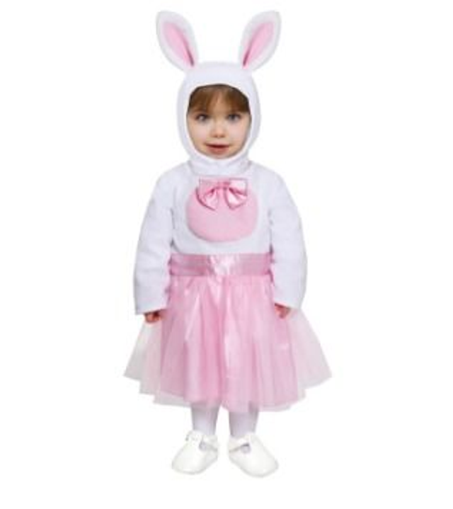 CARNEVALE , COSTUME CONIGLIETTO ROSA 12 24 MESI 