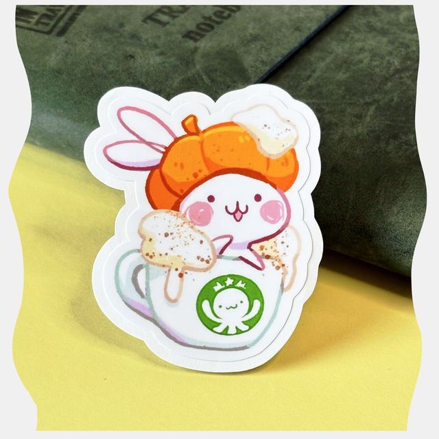 Sticker Pumpkin spice Pyonkokoro