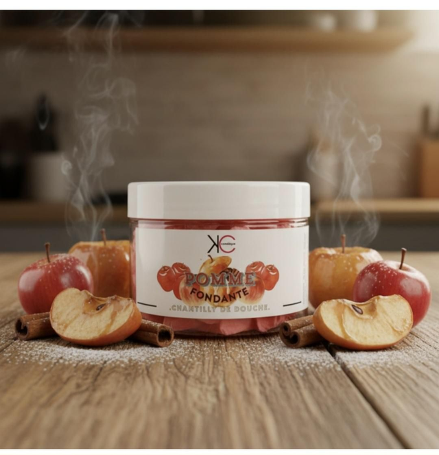 Chantilly de douche pomme fondante 