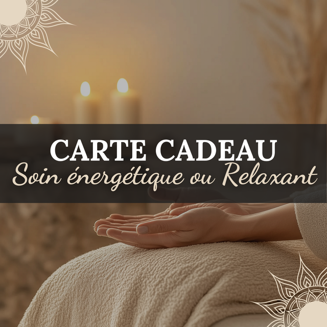 Carte cadeau - Soin énergétique à distance ou Séance de Photostimulation au choix