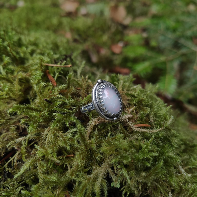 Bague Opale Welo Argent Massif