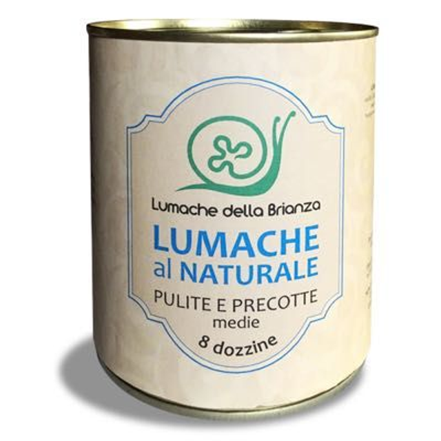 Lumache medie al naturale in latta