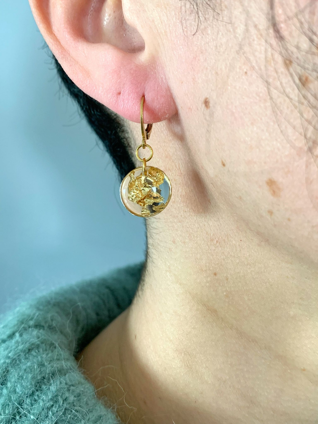 Boucles d'oreilles dormeuses