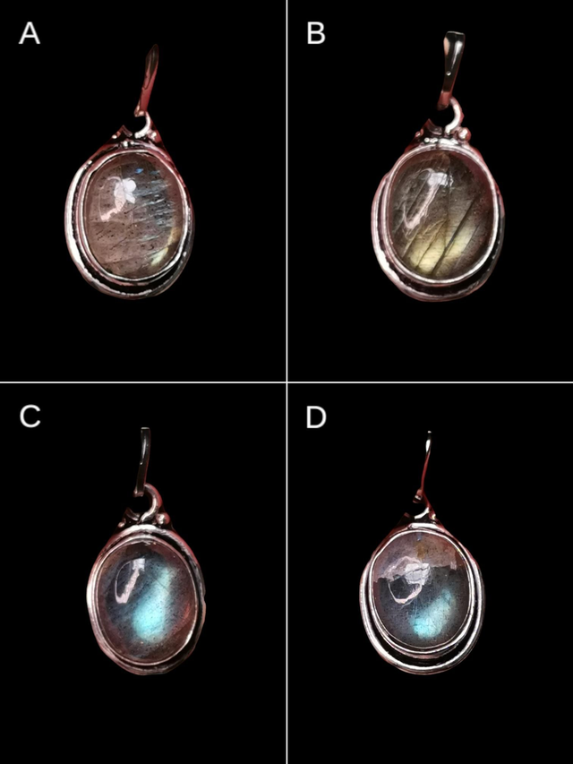 Pendentif labradorite mini