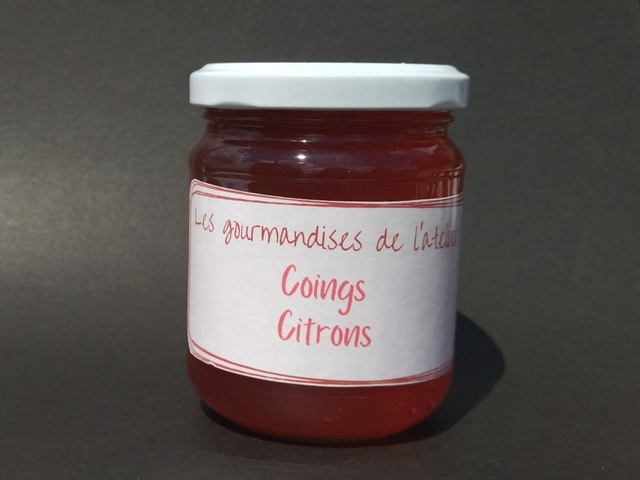 Gelée de coings et citrons - 250g