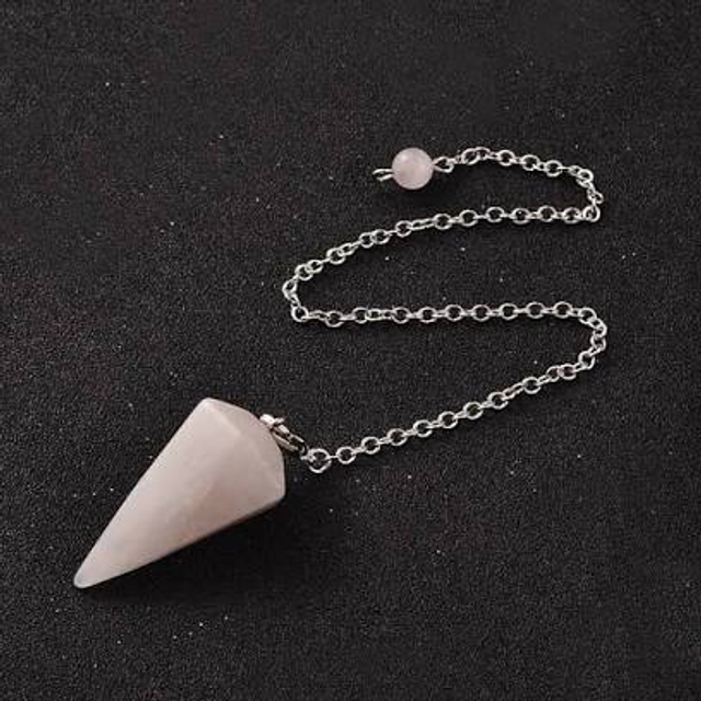 Rose Quartz Cone Pendulum