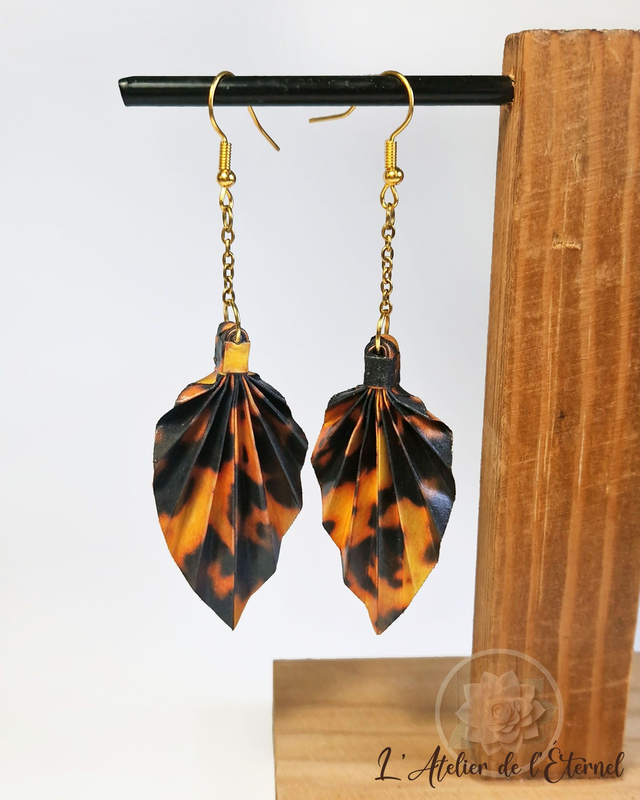 Boucles d'oreilles Leafline - Collection animale