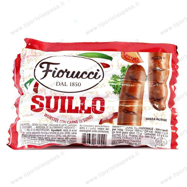 Wurstel Suillo Fiorucci 100g.